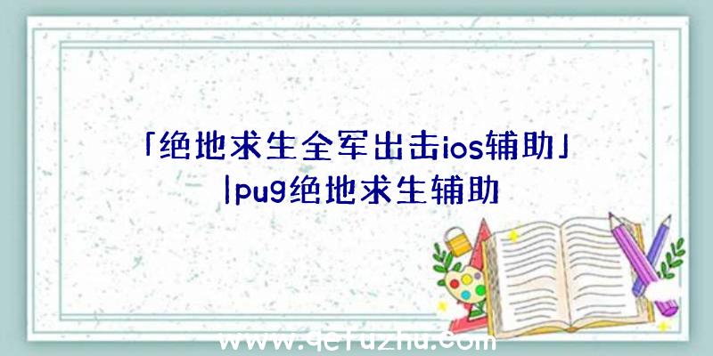 「绝地求生全军出击ios辅助」|pug绝地求生辅助